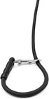 Tie Out Rope Dog Leash, Heavy Duty Nylon Check Cord for Medium Large Dogs, 8-50FT Indoor/Outdoor Playing (Black, 3/8" x