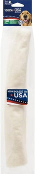 PET FACTORY 100% Made in USA Beefhide 12" Roll Dog Chew Treat, Natural Flavor, 1 Count