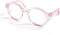Retro Clear Lens Pet Dog Glasses, Transparent Sun Glasses for Small Dogs and Cats, Cosplay Accessories (Pink)