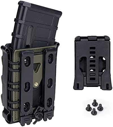 IDOGEAR Mag Pouch 5.56mm Rifle Magazine Pouches, 7.62mm Molle Softshell Universal Carrier for M4 AR15 M16 AK