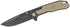 Smith & Wesson SW609 8.3in Folding Knife, High Carbon S.S. with 3.6in Drop Point Blade and Stonewashed G-10 Handle