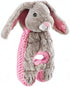 26 Inch Cuddle Tugs Bunny Plush Dog Toy - Squeaky Fun