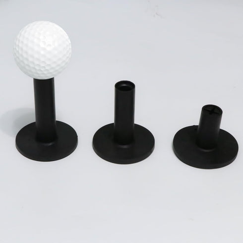 LeFeng Sports Golf Rubber Tees Holder Set, Mixed Size Durable Driving Range Tees, Colorful Golf Tees