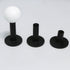 LeFeng Sports Golf Rubber Tees Holder Set, Mixed Size Durable Driving Range Tees, Colorful Golf Tees