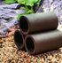 Ceramic Fish Tank Accessories, 2 pcs Fish House Hideout, Swim Holes Aquatic Cave for Freshwater and Saltwater