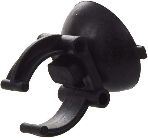 2 PCS Black Suction Cup Fish Tank Aquarium Heater Rubber Clip - Airline Tubing Glass Holder, Cost-Effective Aquarium