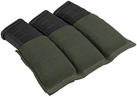 KRYDEX Molle 5.56mm Single/Double/Triple Magazine Pouch for .223 5.56 Magazine