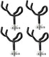 4PCS Sure Grip Steel 20 Degree Angle Rod Holder with Mounting Base