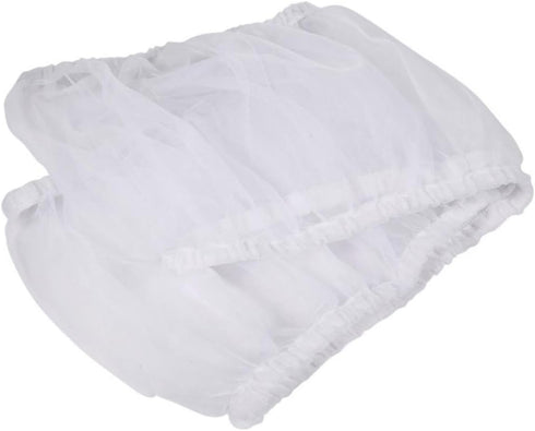 Housoutil Adjustable Bird Cage Net, Nylon Catcher Cover, Protector for Bird Cages, Elastic Bird Cage Skirt Guard