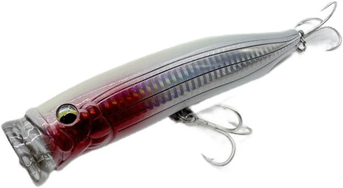 Generic 150Mm 58G Lure(5) Tuna Popper Lure For Saltwater Fishing, Lightweight Design With Strong ABS Body And Treble