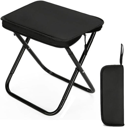 Generic Portable Folding Chair Purse - Lightweight Compact Foldable Stool for Outdoor Hiking