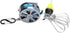 Fish Lock Buckle, 5 Snaps Fishing Stringer Clips with Reel PE Line, Silver-60# Fishing Tackle Accessory