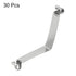 HARFINGTON 30pcs Double Button Kayak Paddle Snap Spring Clip, V-Shaped Hollow Locking Tube Clips