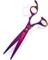 7.0" Set, 4-pieces Moontay Professional Dog Grooming Scissors Straight, Upward Curved, Downward Curved
