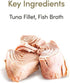 2.12 oz., 18 Applaws Natural Tuna Flakes in Gravy Wet Cat Food, Case
