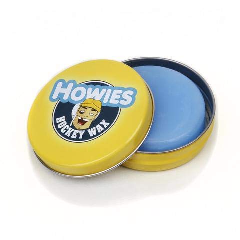Howies Hockey Tape Bundle - Includes White Tape, Scissor, and Tin of Wax for Ice Hockey