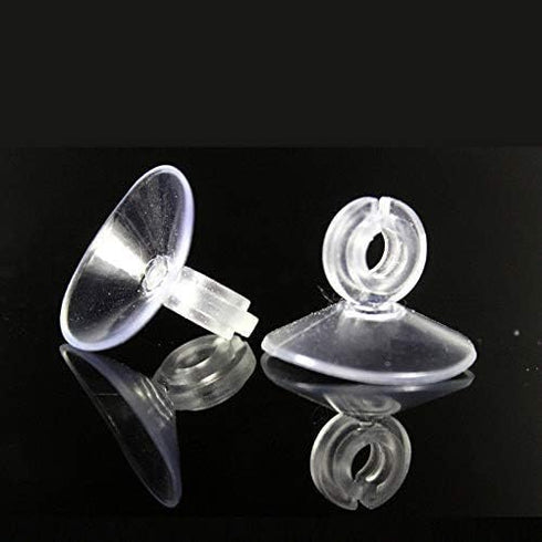 50Pcs Aquarium Fish Tank Suction Cups, Plastic Clips for Air Line Pump Tubing