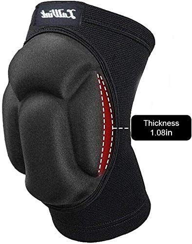 Luwint Volleyball Knee Pads, Sponge Padded Collision Avoidance Knee Sleeve for Youth Adult Sports, Gym, Yoga, Unisex