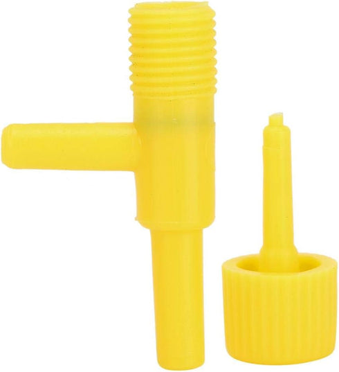 Zerodis 20Pcs Aquarium Airflow Control Valve, Plastic Fish Air Pump Regulating Valves for 4mm Tube