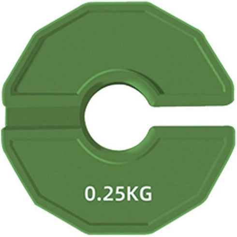 Yaregelun 2PCS 35mm 0.25KG Gym Micro-Type Plates Dumbbell Fractional Weight Plate Rubber Fractional Weight Plates