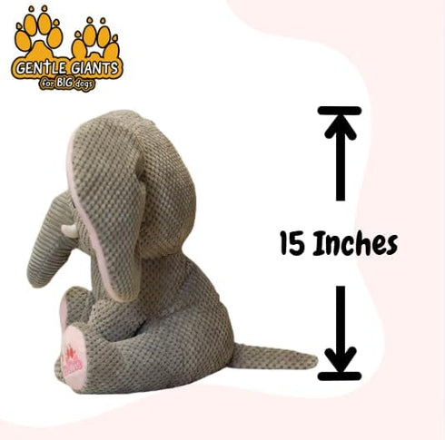 Gentle Giants Plush Elephant Dog Toy | Heavy Duty Dog Toys for Large Dogs Dog Enrichment Toys for Large Dogs | Dog Toys