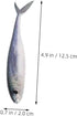 3D Soft Bionic Sea Fishing Lure Pair for Saltwater Tuna Fishing, Reusable PVC Artificial Swimbait Sinking Lures