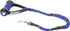 EzyDog Cujo Shock Absorbing Bungee Dog Leash, Best Rope Training Lead, Reflective Trim, Padded Pull Handle, Blue, 25"