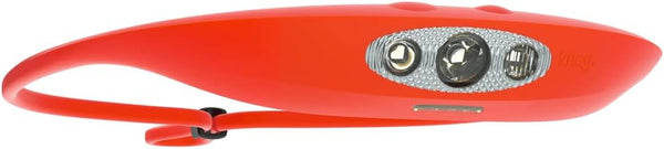 KNOG Bandicoot Silicone Rechargeable Headlamp - 250 Lumen LED Head Lamp, 5 Modes Waterproof Flashlight for Outdoor