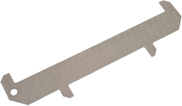 JCS (2025) 6-3/4x3-3/8 Aluminum Lobster Gauge - Outer Cape Legal Sizing Tool