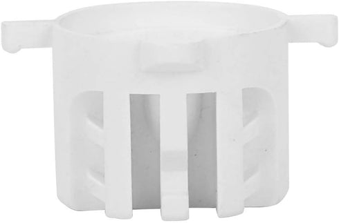 Surf Fin Plug, 6pcs Black/White Plastic Cup Plug for Surfboard Round Surf Fin Plug & Screw Key (White)