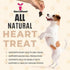 5 oz SavvyBeast Dehydrated Beef Heart for Dog Treats Single Ingredient, Air-Dried Organ Meat Rich in Taurine