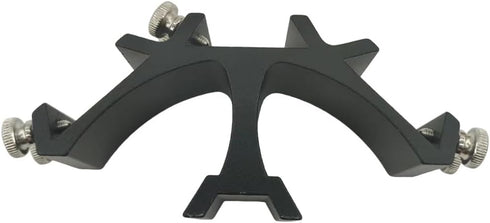Pocnsen 1 Triple Finder Scope Mount Bracket for Astronomical Telescope Finder Fixed Slots Rack Triple, Finderscope