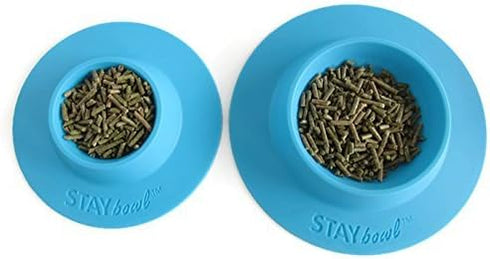 Tip-Proof Bowl for Small Pets - Sky Blue - Large 3/4 Cup Size for Guinea Pigs and More