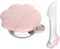 Dog Food Lids & Spoons Set, Manual Can Opener with Cover, Cat & Dog Food Accessories (White)