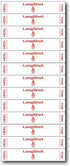 LongShot Golf Impact Label Pack - 650 Lie Strips for Club Fitting