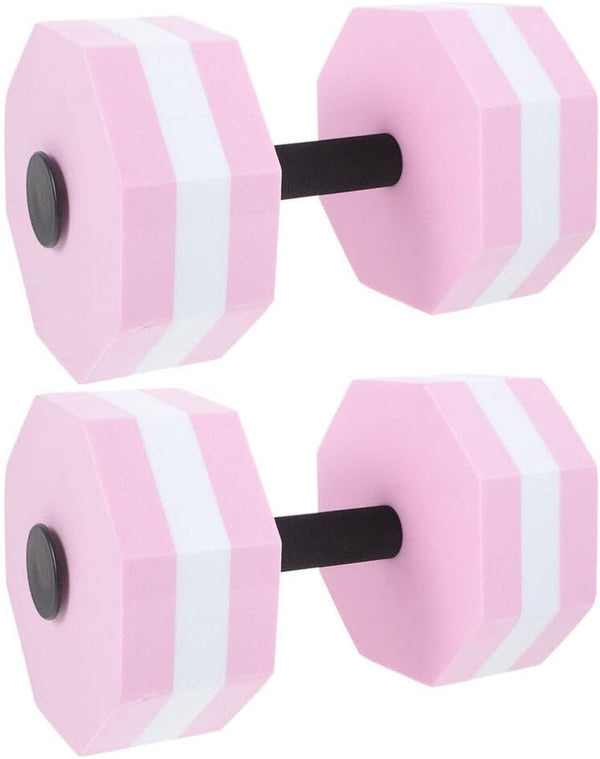 Water Exercise Dumbbells, Aquatic Exercise Dumbbell Pair, Foam Pool Weights for Water Fitness