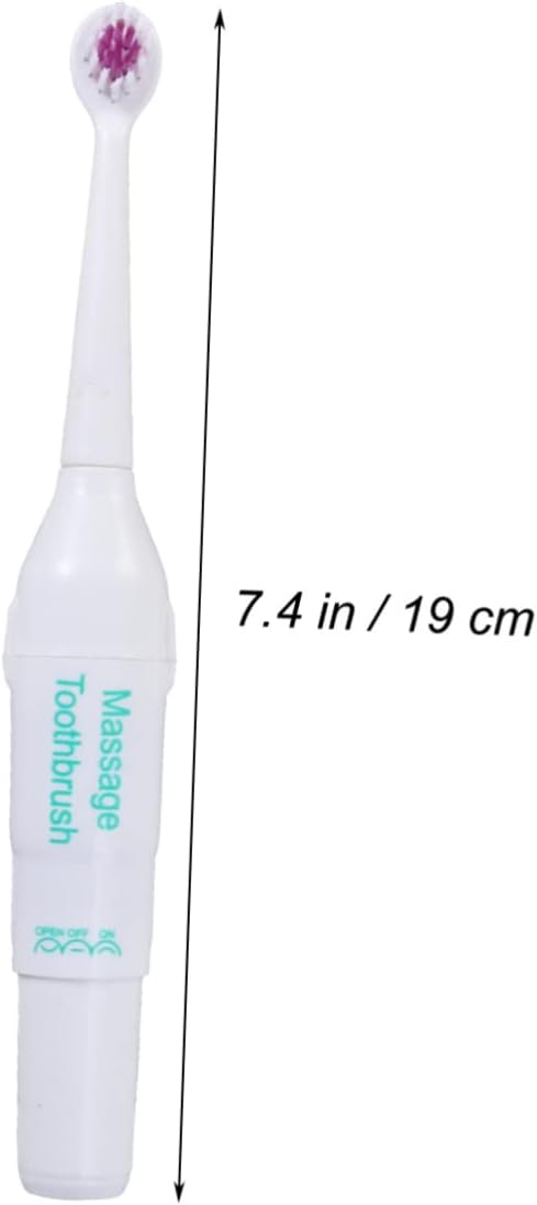 3pc YARNOW Electric Toothbrush for Pets Portable Random Colors Gentle Gums Cleaning for Dogs and Cats Lightweight