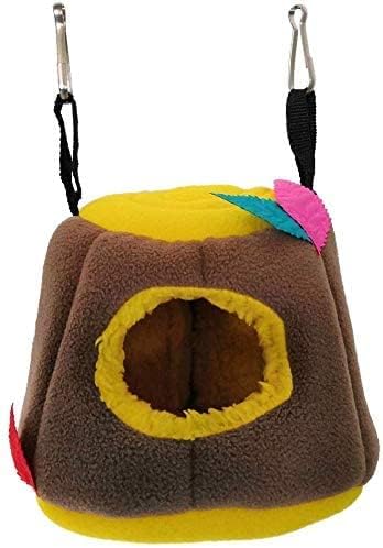 Small Animal Bed Nest Hammock, Winter Warm Comfortable Fit for Squirrel, Sugar Glider, Gerbil, Rat, Hamster