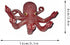 Octopus Aquarium Ornaments, Artificial Sea Animal Figurines for Fish Tank Decor, Black Sculpture