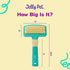 Deshedding Dog Bath Brush, Curry Brush for Short-Hair Dogs, Shampoo, Massage and Deshed, Use Wet or Dry, Professional