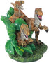 Penn-Plax Jurassic Velociraptor Aquarium Ornament, Small Size