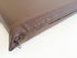 2X Pack Deluxe Brown Taffeta Fabric, 100% Washable Waterproof Replacement Dog Bed Zippered Duvet Case (47x29x4 (51x33)