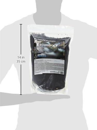 Brightwell Aquatics FlorinVolcanit Rio Escuro-XF, Extra Fine Black Volcanic Ash Substrate for Shrimp, 5 LBS