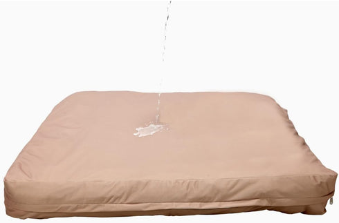 Dog Bed Liner, Premium Durable Waterproof Heavy Duty Machine Washable Material, Large, Tan