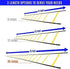 Yes4All 8-12 - 20 Rungs Agility Ladder Speed Training Equipment for Kids and Adults with Carrying Bag