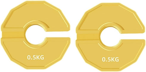 MARALANG 2PCS Gym Micro-Type Plates Dumbbell Fractional Weight Plate Rubber Fractional Weight Plates