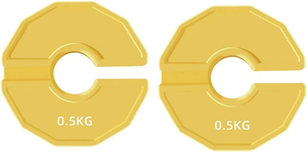MARALANG 2PCS Gym Micro-Type Plates Dumbbell Fractional Weight Plate Rubber Fractional Weight Plates