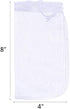 ALEGI 180 Micron Fine Mesh Bag - 8" x 4" Small Resin Filter Media Bags for Fish Tank (4 Pcs)