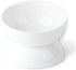 Elevated Cat Water Bowl, 16 OZ Ceramic Dish, 15° Tilted Anti Vomiting Pet Food Bowl for Spines and Whisker Fatigue