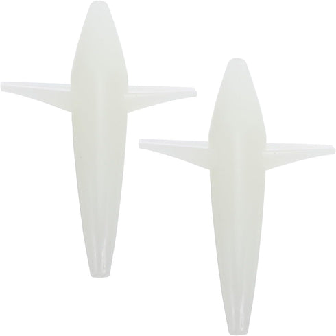 HAKIDZEL 2pcs Luminous Trolling Bird Shaped Teaser Lures for Saltwater Offshore Tuna Fishing,